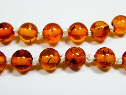 Babykettchen Naturbernstein Kugeln 5 mm