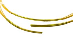 Halsreif mehrfädig 24 ct-goldauflage
