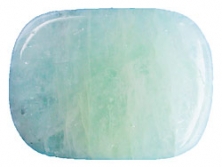 Aquamarin A+ mit Lochung [ca.8x20x30 mm]