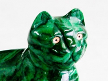 Katze Malachit