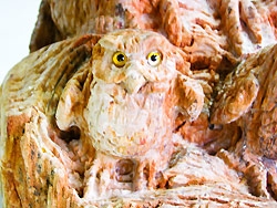 Eulennest Landschaftsjaspis