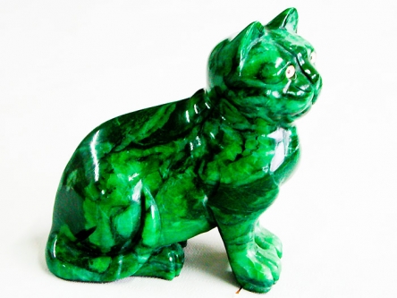 Katze Malachit